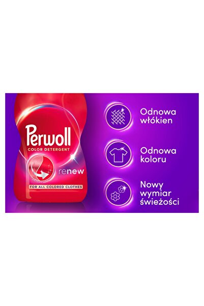 NO BRAND Detergent lichid de rufe Perwoll pentru țesături colorate 3 L (60 de...