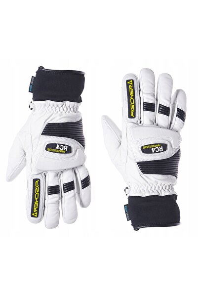 Fischer Mănușă de schi RACE RC4 Primaloft piele albă 9 L