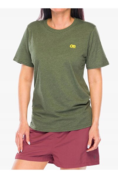 NO BRAND Tricou din bumbac Outdoor Research Spoked Logo T-Shirt - verde ranger S