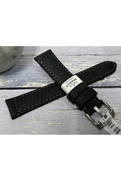 NO BRAND Curea de ceas din piele neagră, moale, italiană, Morellato, 22 mm X6...