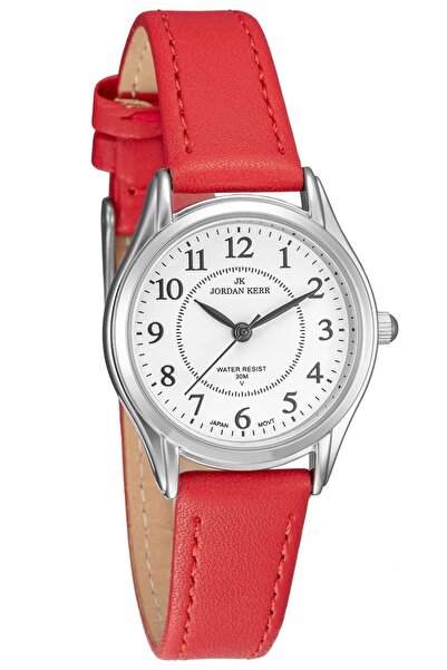 JORDAN KERR Ceas clasic transparent de damă LL012-04, 29 mm, curea lungă