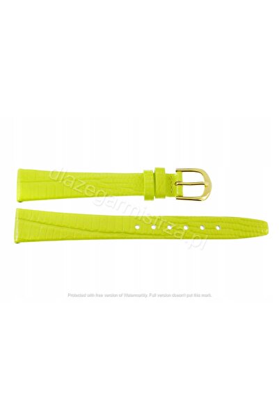 NO BRAND Curea REDA 14mm WAZZLE din piele, cataramă aurie, lăcuită