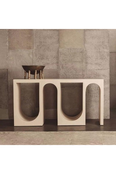 seindyan Bohemian Console Table White Modern Chic