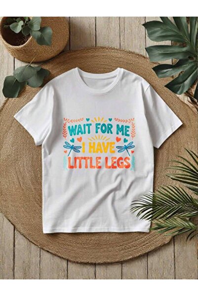 2BIR Plus Size Women's Black "Wait For Me I Have Little Legs" Text Print Crew...
