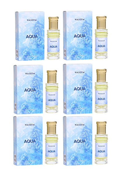 Naseem Aqua Roll-On Perfume Oil for Men - 6ml (Pack of 6)
