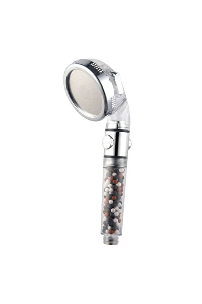 Generic High‑Pressure Handheld Filter Shower Head, Mineral Beads Filtration, ...