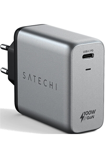 Satechi GaN Wall Charger - Φορτιστής Τοίχου με 1 x Type-C PD - 100W - Space Grey