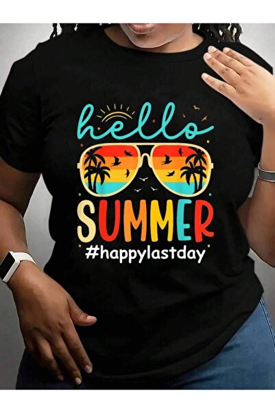 NOURAM Hello Summer Happy Last Day Of Teacher Student Back To School Black Gr...
