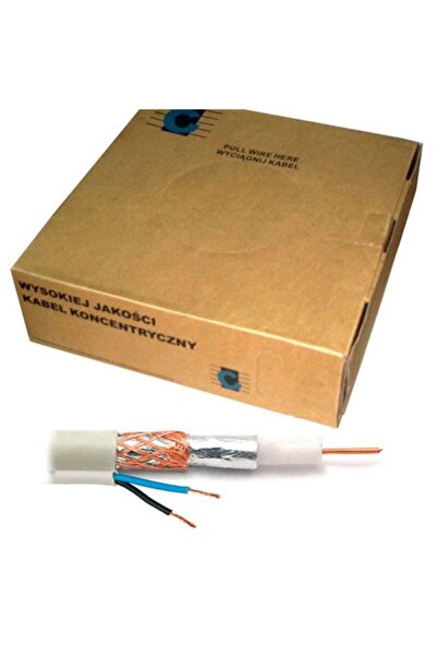 Cabletech RG59 Ομοαξονικό Καλώδιο, 2 x 0.35 χιλ., 100 μ.