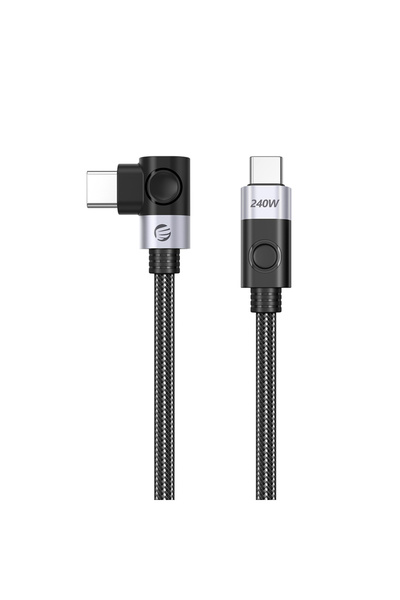 Orico Cablu USB-C la USB-C CW240, 240W, 5A, 480Mbps, 1.5m, Negru