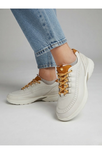 Mammamia 3265 Women's Genuine Leather Sneaker - 3.5 cm