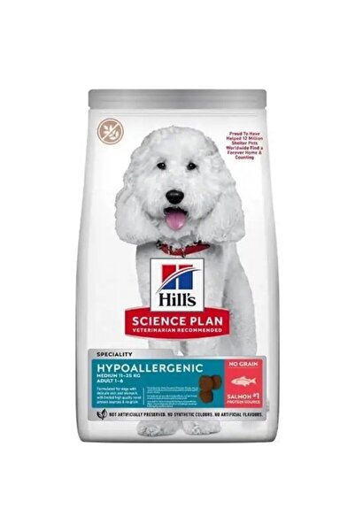 Hill's SP Hipoalerjenik Somonlu Orta Irk Yetişkin Köpek Maması 10