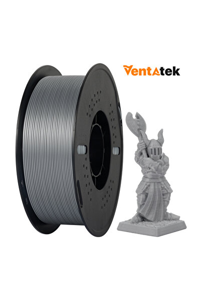 KINGROON PETG Basic Metalik Gümüş Filament 1.75mm 1kg