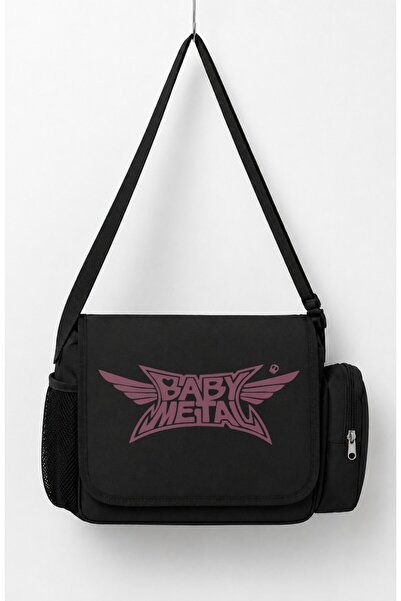 Fuddy Moda Unisex Rock Band Baby Metal Printed Messenger Bag