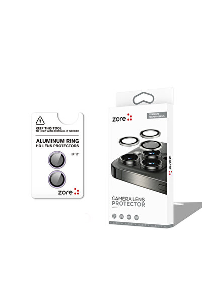 Alan Tech iPhone 17 Camera Lens Protector Sapphire Non-Distorting Image Quali...