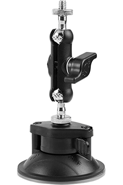 PULUZ PU5699B Suport auto universal cu ventuză, 360 °   Rotație, filet de 1/4...