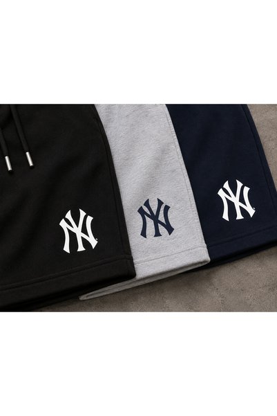yx yustex sport 3 Pieces of Men's Ny Printed Shorts (Black - Gray - Navy Blue) with Sweat-Absorbing Flexible Structure