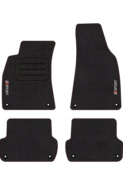 NO BRAND Covoraș de catifea cu tiv pentru SEAT EXEO (2008 - 2014) LUX