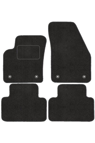 NO BRAND Volvo S40 II (2004-2012) Covorașe auto premium din velur