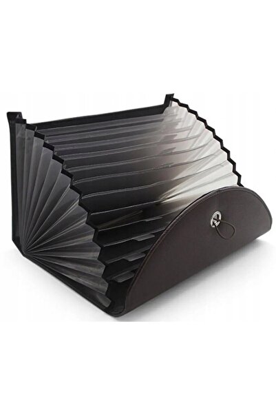 NO BRAND Dosar elegant A4 pentru documente, organizator cu 13 buzunare, capac...