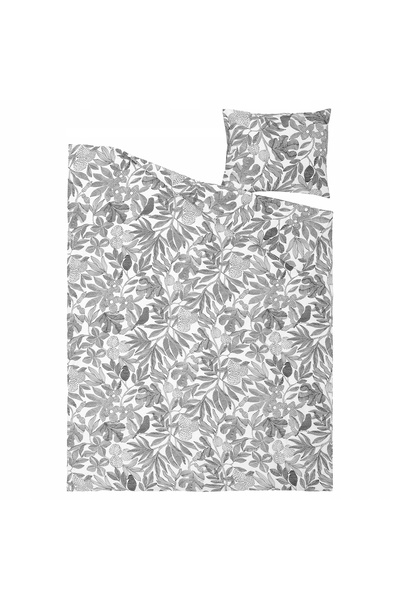 IKEA BROKDRACENA Husă de pilotă și fețe de pernă, alb/negru, 150x200/50x60cm