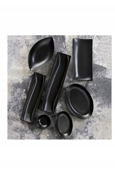 NO BRAND AMBITION SALSA BARCĂ SEMILUNĂ 31.5 CM NEGRU