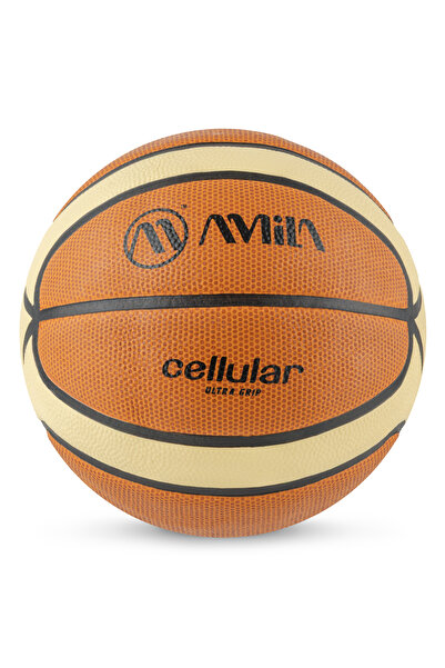 Amila Μπάλα Basket Cellular No7 - Πορτοκαλί / Μπεζ