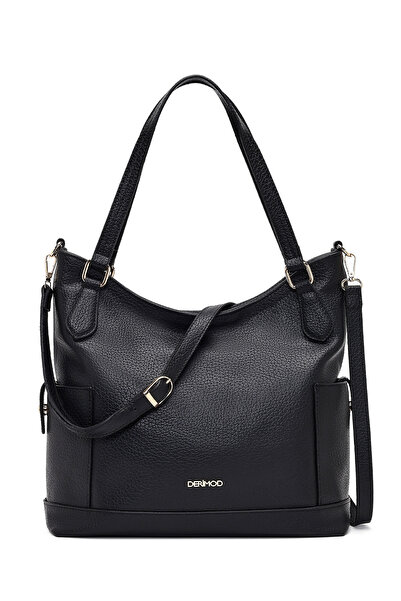Derimod Women's Black Long Strap Shoulder Bag Wb520002Sf