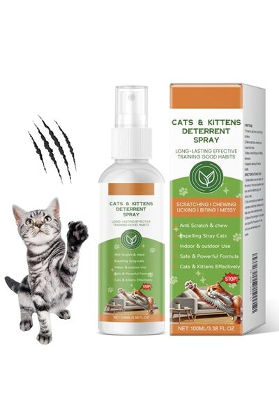 Generic Brand YOOJ® 100ml Cat Repellent Spray, Anti Scratch & Chew Cat Deterr...