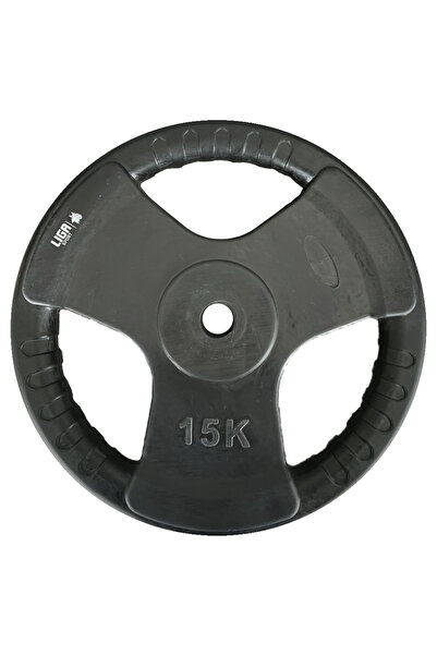 Liga Sport ΕΛΑΣΤΙΚΗ ΠΛΑΚΑ ΒΑΡΟΥΣ ΑΘΛΗΣΗΣ 15kg (28MM) LIGASPORT