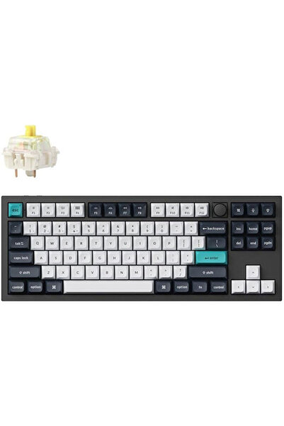 Keychron Q3 Max QMK/VIA Q3M-M4 Ασύρματο Μηχανικό Πληκτρολόγιο Gaming χωρίς αρ...