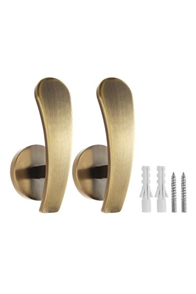 Generic 2 Pieces Curtain Holdback, Metal Curtain Tie Backs Hooks Decorative W...