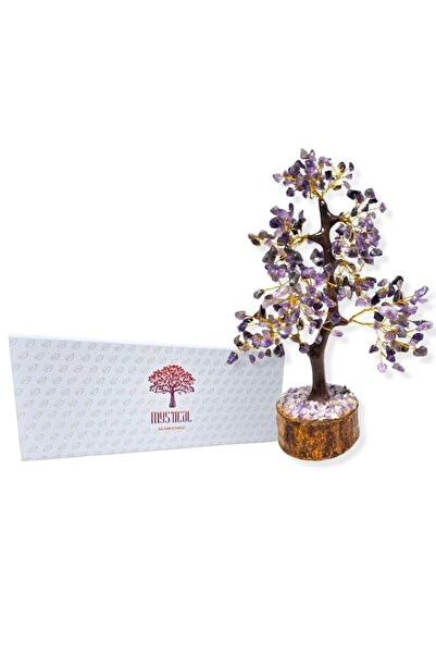 Generic Amethyst Crystal Bonsai Tree of Life in Beautiful Gift Box