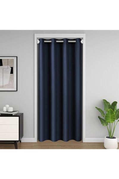 Generic Door Curtain for Doorway Privacy, Sliding Closet Door Curtains 80 Inc...