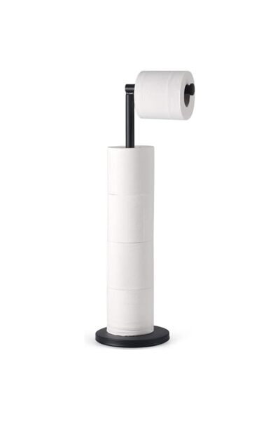 Generic Bathroom Free Standing Toilet Paper Holder Stand 5 Paper Rolls,Finish...
