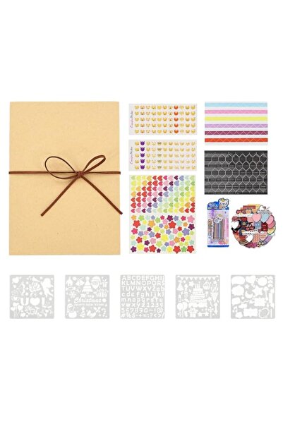 Generic Brand DIY Photo Album Scrapbook, 6 Inch Brown Kraft Paper Self-Adhesi...
