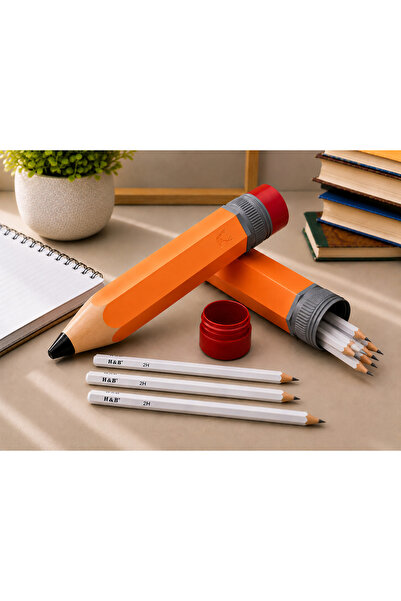 farist Giant Pencil-Shaped Pencil Case – 32X6 cm Decorative 3D Printing Pen H...