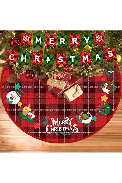 Generic Brand REVHQ Christmas Tree Skirt, 48 Inch Snowman Xmas Tree Skirt, La...