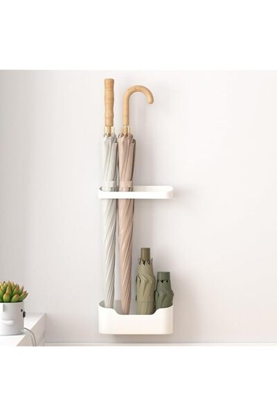 Generic Brand Wall Mounted Umbrella Stand – Umbrella Holder Rack with Hooks, ...