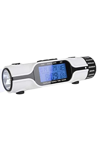 Generic Brand Rag & Sak® Pocket Size World Time Travel Alarm Clock with Calen...