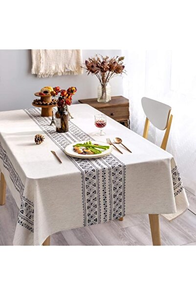 Generic Glory Season Rustic Tablecloth Linen Fabric Decorative 52x70 Rectangl...