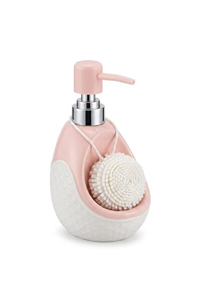 Generic Ceramic Soap Dispenser with Sponge Holder, 650ML Refillable Dish Soap...