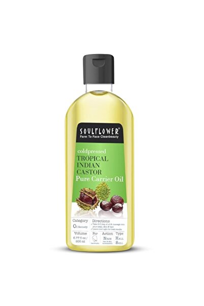 Generic Brand Soulflower Organic Castor Oil, Organic, Cold Pressed, Hexane Fr...