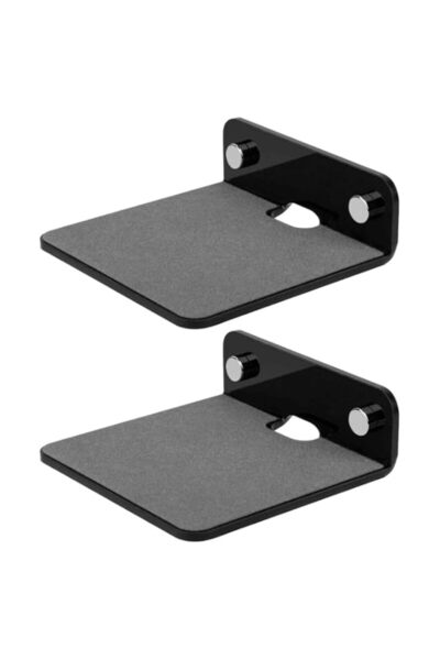 Generic 2Pack Wall Shelf Speaker Stand, Small Wall Shelf Speaker Mount for Bl...