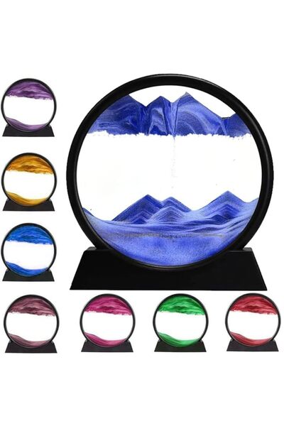 Generic Brand rysnwsu 3D Dynamic Sand Art Liquid Motion, Moving Sand Art Pict...