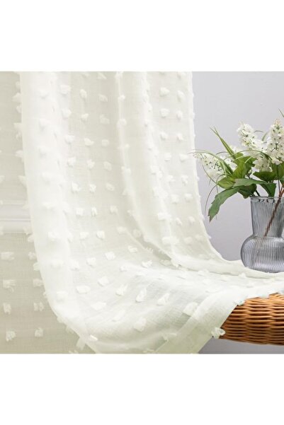 Generic KOUFALL Cafe Curtains 45 Inch Length for Kitchen Window Rod Pocket Fa...