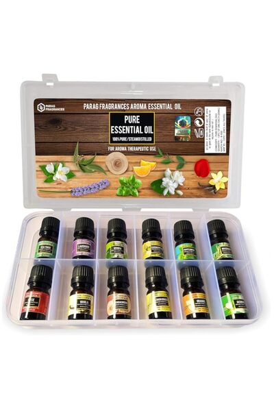 Generic Brand Parag Fragrances Pure, Natural & Organic Essential Oils Set (Pu...