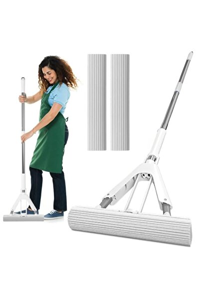 Generic Microfiber Mop for Hardwood Floors and Glass - Flat Mop With Adjustab...
