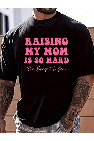 kai22 Funny "Raising My Mom" T-Shirt, Sarcastic Humor Graphic Tee Women & Men...