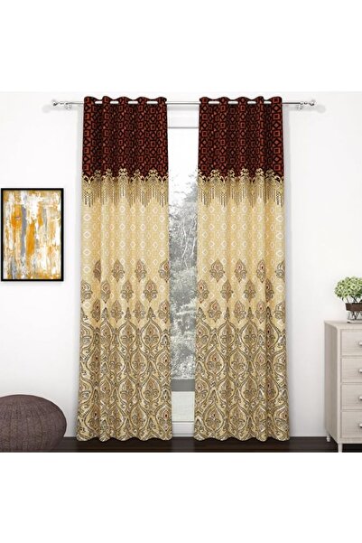 Generic Story@Home Curtains 7 Feet Long Set of 2, Curtains for Living Room Po...